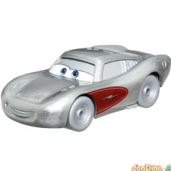 Rayo mcqueen paseo cars plateado disney 100