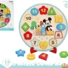 Reloj madera 15 pzas. disney woomax