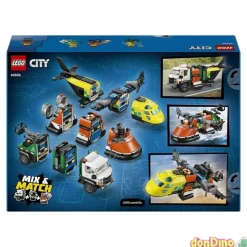 Remix:avion,camion tecnico y aerode aerodeslizador. lego city