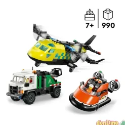 Remix:avion,camion tecnico y aerode aerodeslizador. lego city