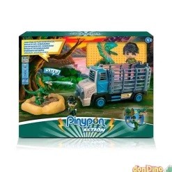 Rescate dinosaurio pinypon action 2 figuras & 5 accesorios
