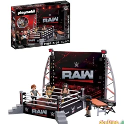 Ring raw wwe playmobil seth rollins vs cm punk - 152 pzas.