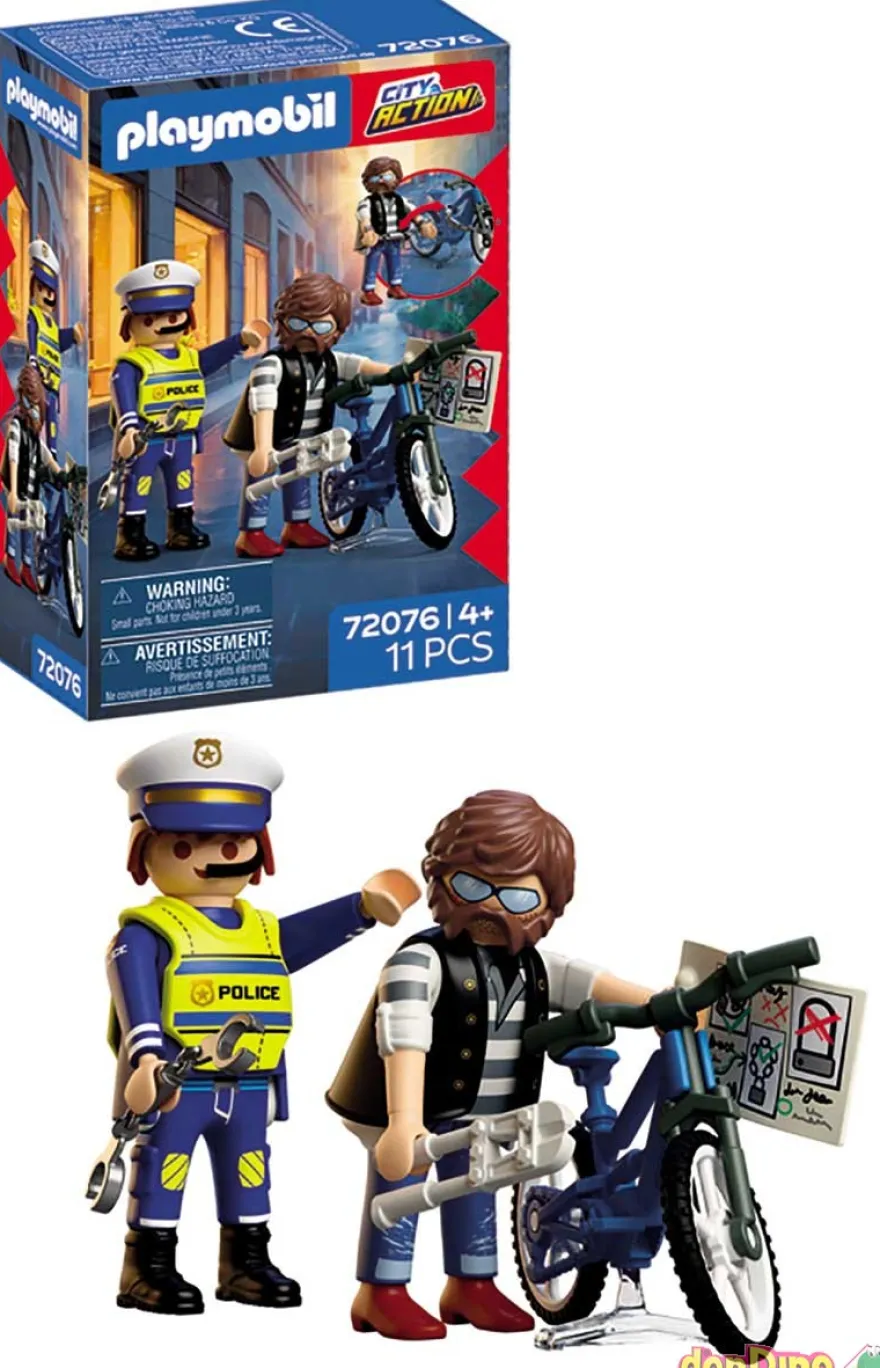 Robo de bicicleta playmobil