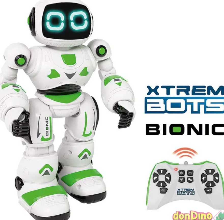 Robot bionic r/c programable xtrem bots - 20 acciones,sonidos,camina