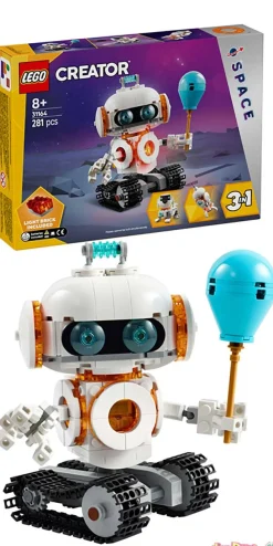 Robot espacial lego creator space 281 pzas. - c/luz - 3 en 1