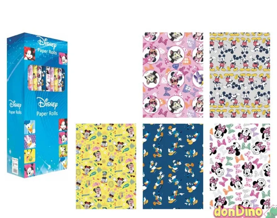 Rollo papel regalo disney 200x70 cm