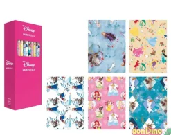 Rollo papel regalo princesas/frozen 200x70 cm.