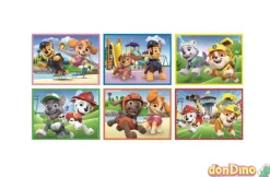 Rompecabezas 12 cubos patrulla canina
