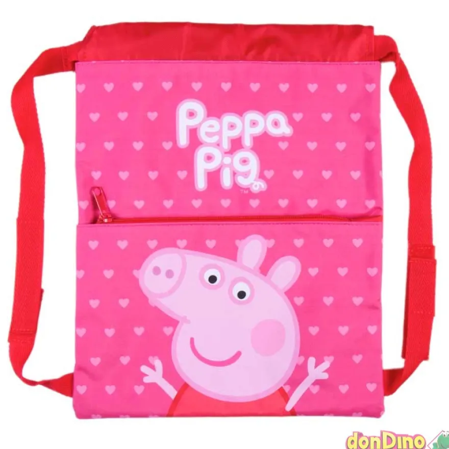 Saquito mochila peppa pig