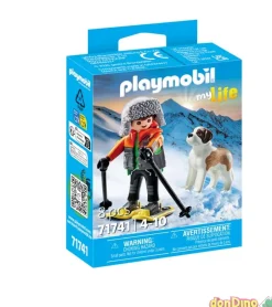 Senderista c/san bernardo playmobil my life - 8 pzas.
