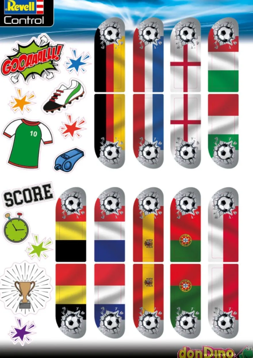 Set 2 coches r/c football league con 2 porterias y 1 balon - con luz