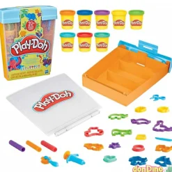 Set de animales e imaginacion play-doh - 20 herramientas y 8 botes