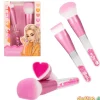 Set de brochas corazon top model