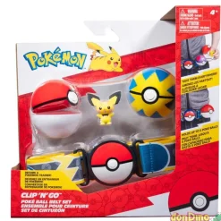Set de cinturon poke ball pokemon clip'n'go