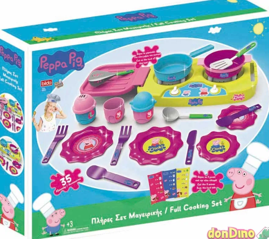 Set de cocina peppa pig 35 pzas.