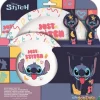 Set de vajilla 5 pzas. stitch microondas - plato,cuenco,vaso y set cubiertos
