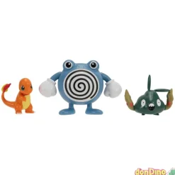 Set 3 Figuras Batalla Pokémon Surtidas