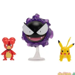 Set 3 Figuras Batalla Pokémon Surtidas