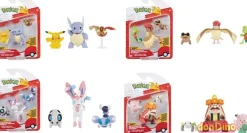 Set 3 Figuras Batalla Pokémon Surtidas