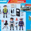 Set figuras policia playmobil act!on heroes - 35 pzas.