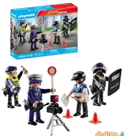 Set figuras policia playmobil act!on heroes - 35 pzas.