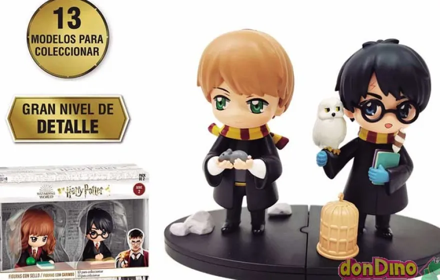 Set 2 figuras sello harry potter 8c serie 2 - surtidos aleatorios