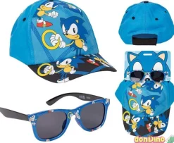 Set gorra y gafas de sol sonic