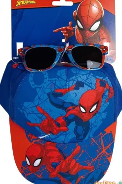 Set gorra y gafas de sol spider-man
