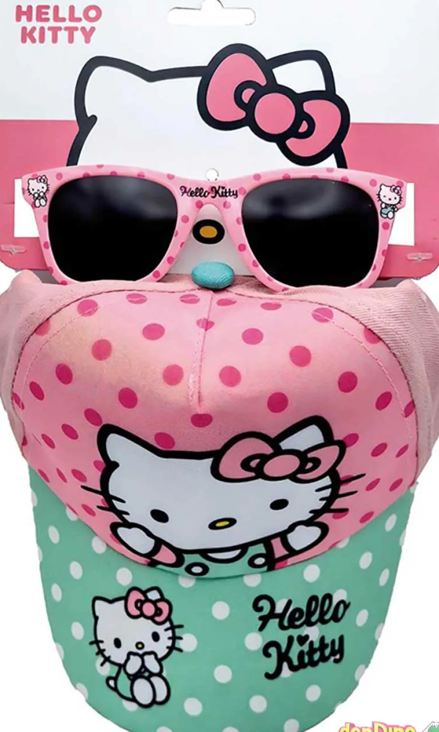 Set gorra y gafas sol hello kitty