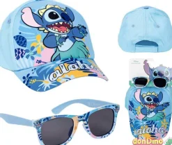 Set gorra y gafas sol stitch aloha