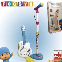 Set guitarra y microfono pocoyo altura regulable