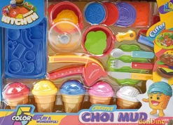 Set plastilina comidas creativas 22 pzas. - colores aleatorios