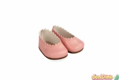 Set zapatos bailarinas rosa 45 cm. reborn