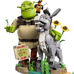 Shrek, asno y gato con botas lego 1403 pzas.