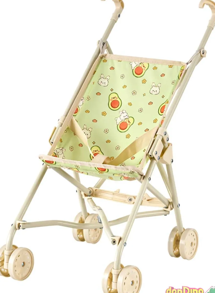 Silla muñeca plegable ruedas giratorias, 4 modelos surtidos