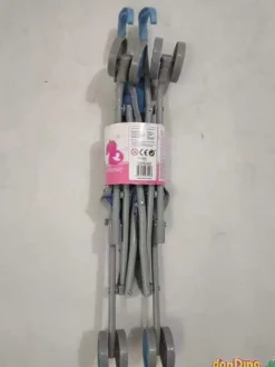 Silla muñeca plegable ruedas giratorias, 4 modelos surtidos