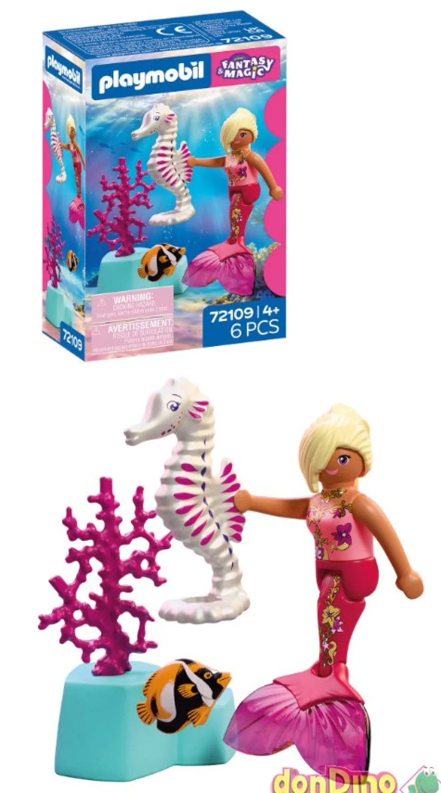 Sirena con caballito de mar playmobil