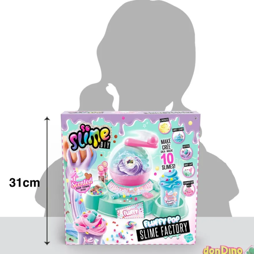 Slime factory fluffy pop