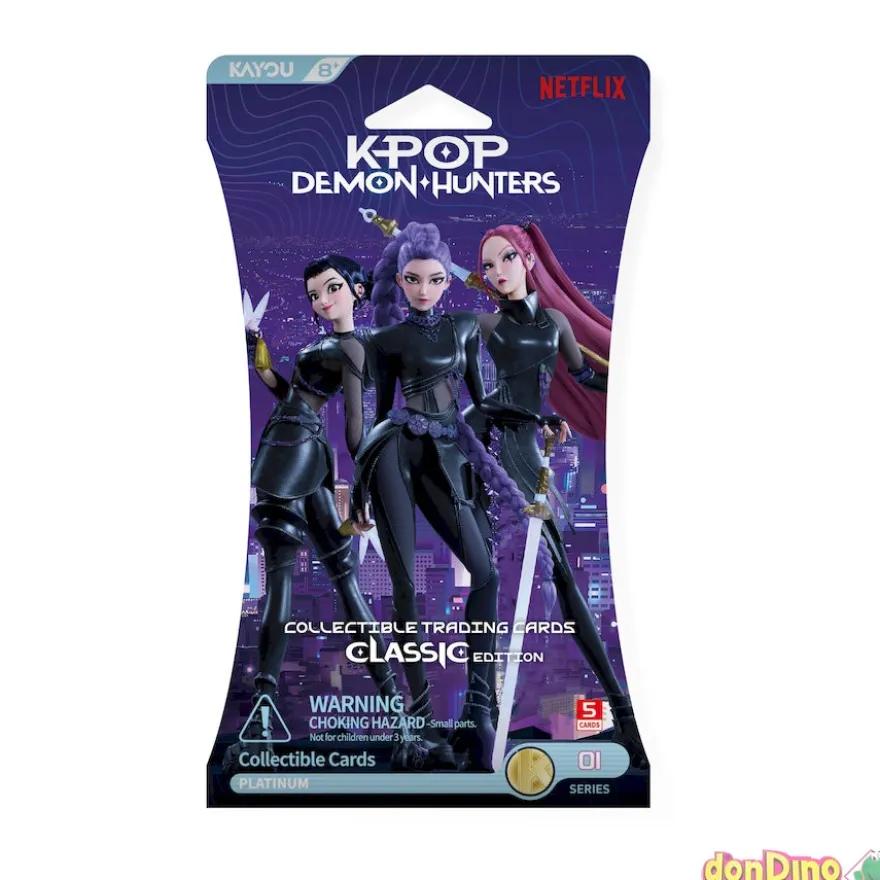 Sobre 5 cartas guerreras k-pop classic edition serie 1