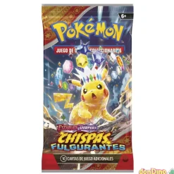 Sobre 10 cartas pokemon chispas fulgurantes. escarlata y púrpura - aleatorio