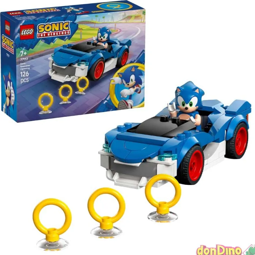 Sonic: speedster lightning lego 126 pzas.
