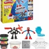 Spider-man lanza y atrapa play-doh marvel - 4 botes