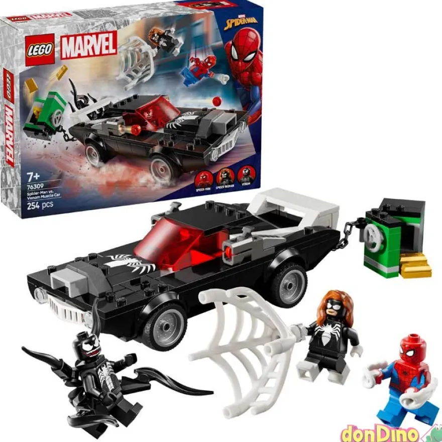 Spiderman vs coche venom lego marvel - 254 pzas.