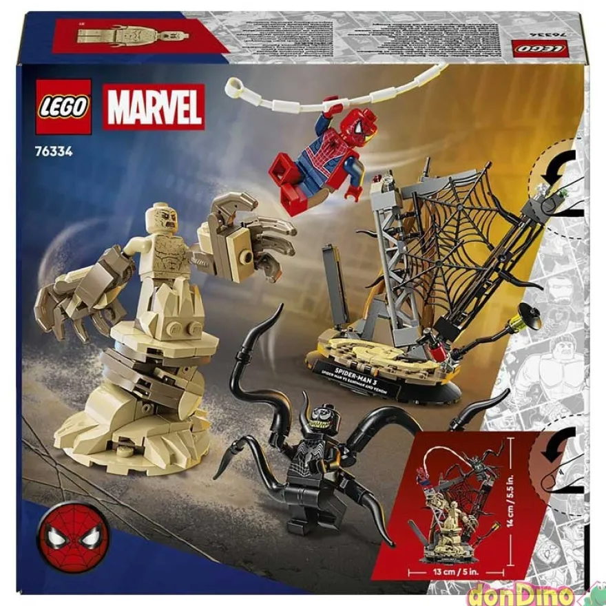 Spider-man vs. sandman lego marvel batalla legendaria