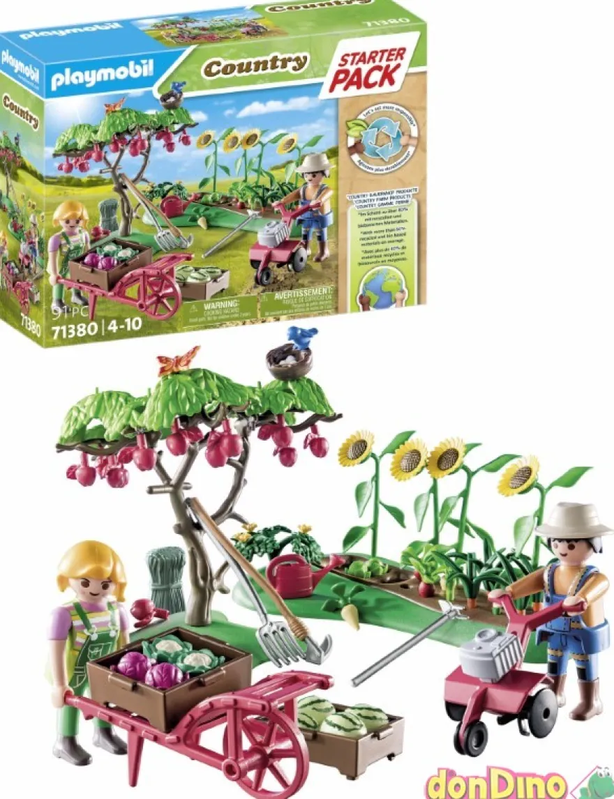 Starter pack huerto playmobil count country - 91 pzas.