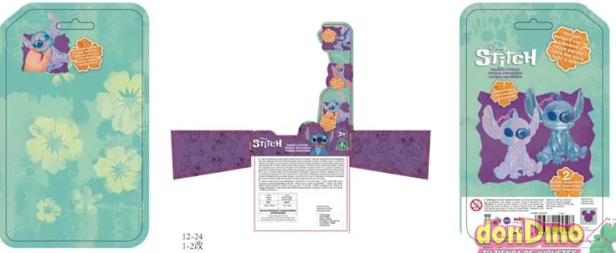Stitch squishy friends c/llavero surtido