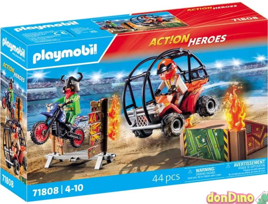 Stunt show playmobil action heroes 44 pzas.