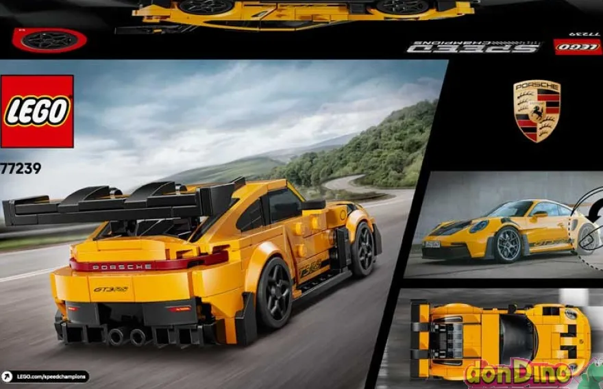 Superdeportivo porsche 911 gt3 rs lego speed champions - 348 pzas.