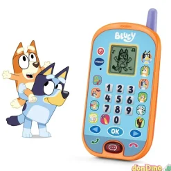 Telefono de actividades de bluey luz y sonido