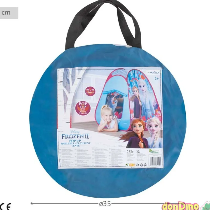 Tienda pop up frozen ii 75x75x90 cm.